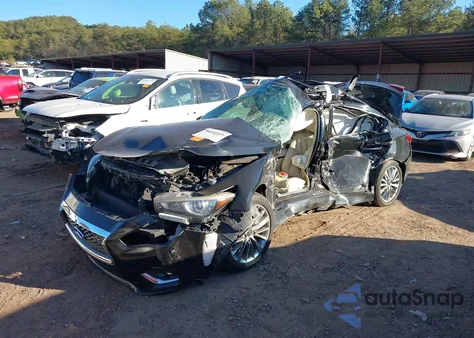 2018 Infiniti Q50 3.0T Luxe из США, поврежденный, VIN JN1EV7APXJM350034